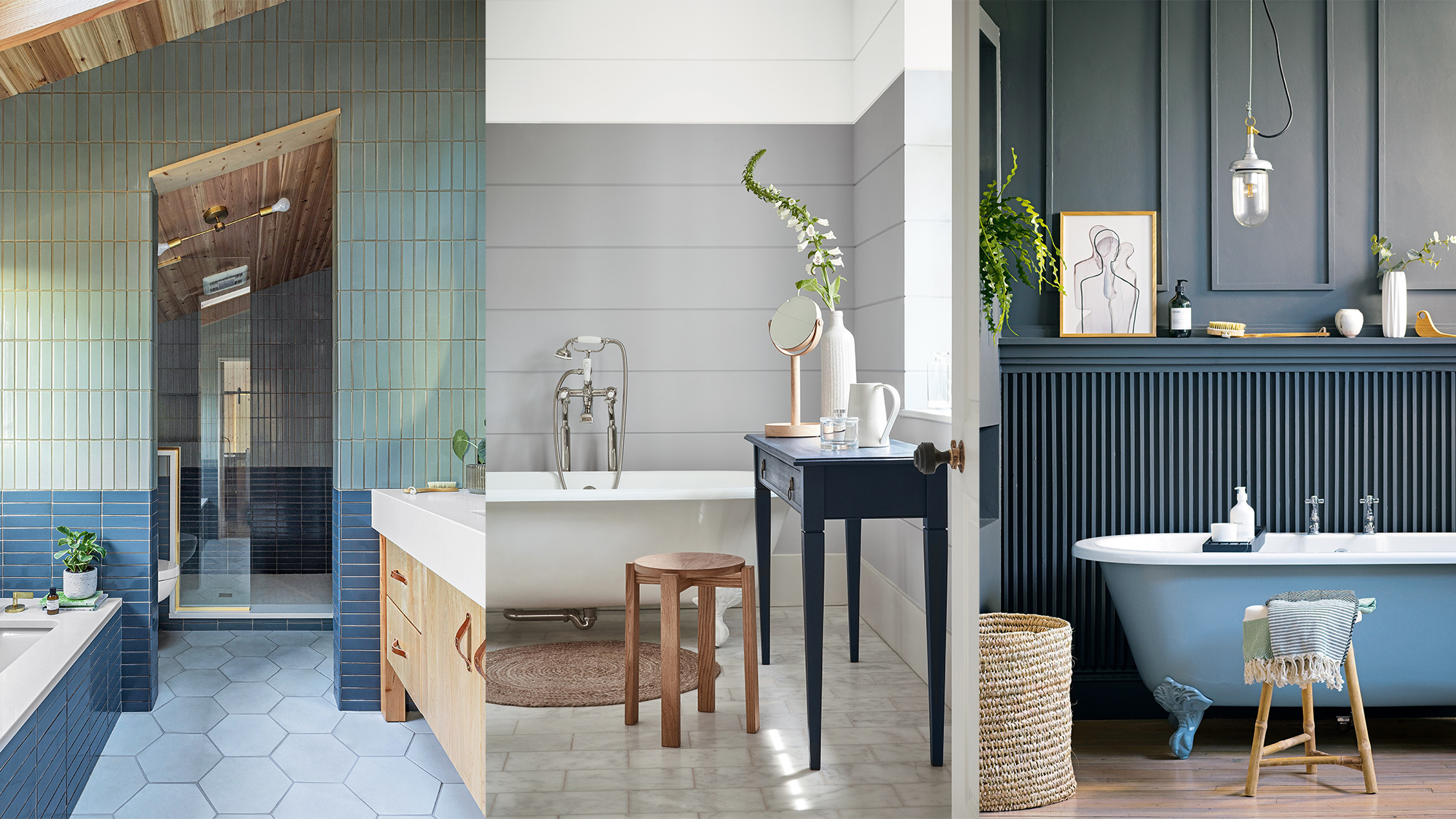 Blue Bathroom Accessories Ideas
