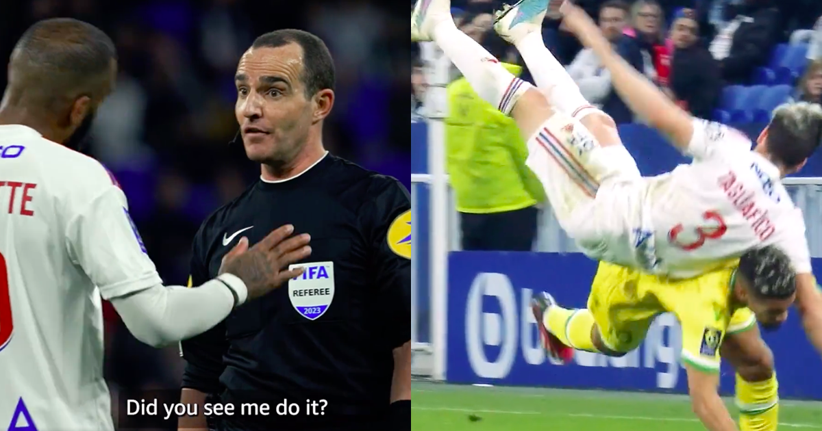 WATCH Ligue 1 referee wears mic during game and it…