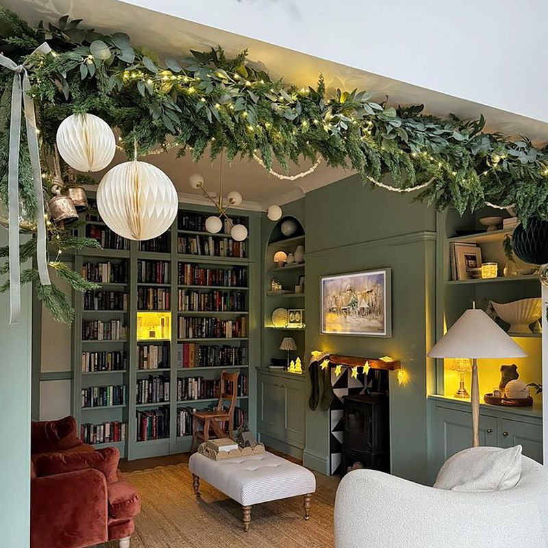 How to create a DIY Christmas door arch decoration Ideal Home