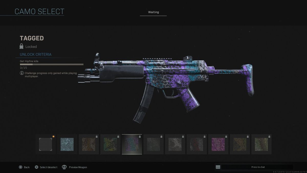 How to unlock Modern Warfare camos, including the high level Gold