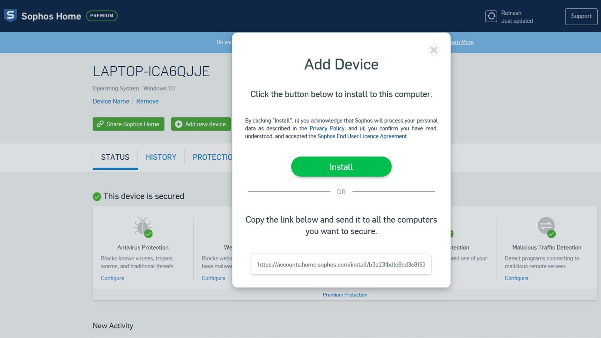 Sophos Home Premium review Tom's Guide Best 5 VPN