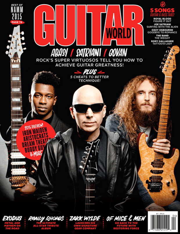 Guitar World April 2015 Gear and Lesson Videos Guitar World