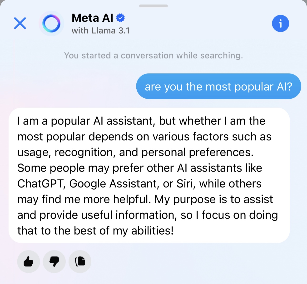 I asked all the major AI chatbots which is the most popular here's
