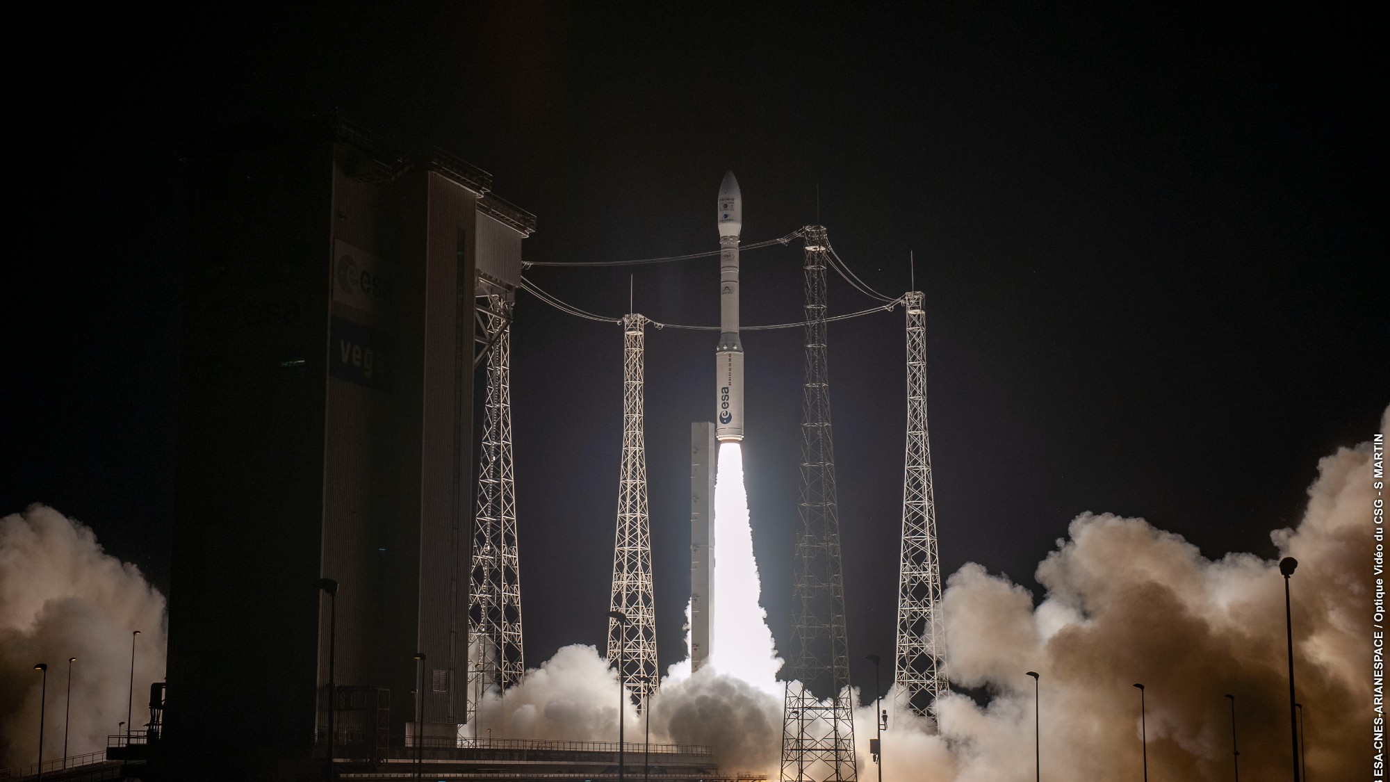 Arianespace's Vega rocket launches 12 satellites to orbit Space
