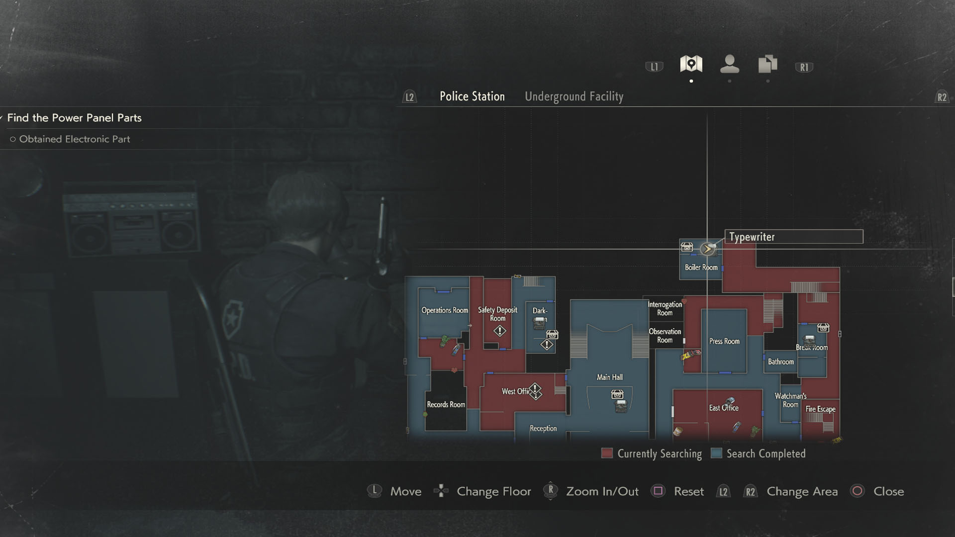 Resident Evil 2 key locations for the Blue Red and Green key GamesRadar+