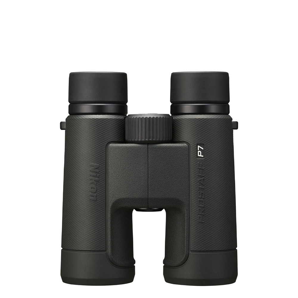 nikon prostaff p7 8x42 on a white background