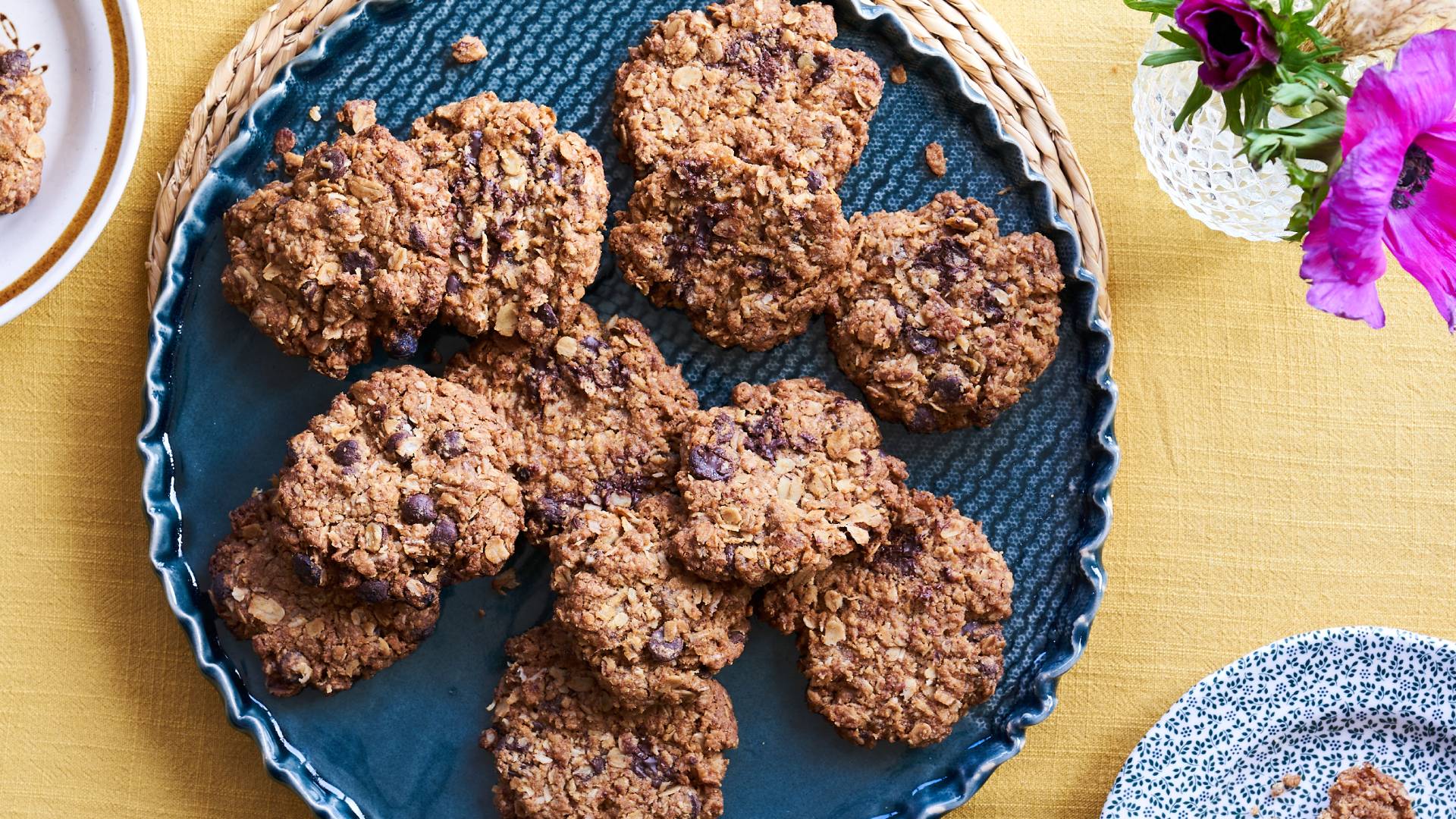 Candied ginger oat biscuits Snack Recipes GoodtoKnow