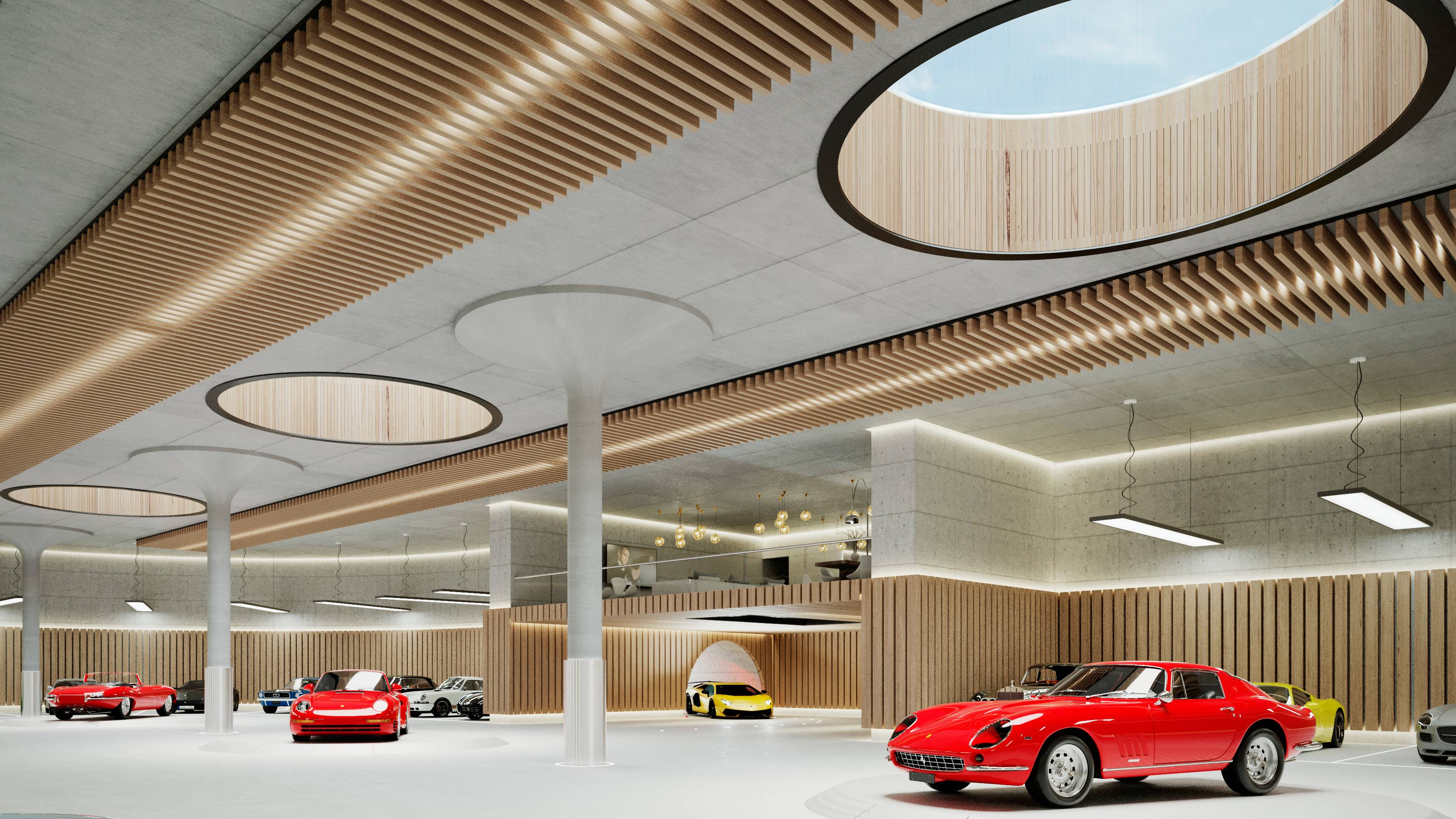 Garage Deluxe creates hightech undergrounds spaces for car collectors T3