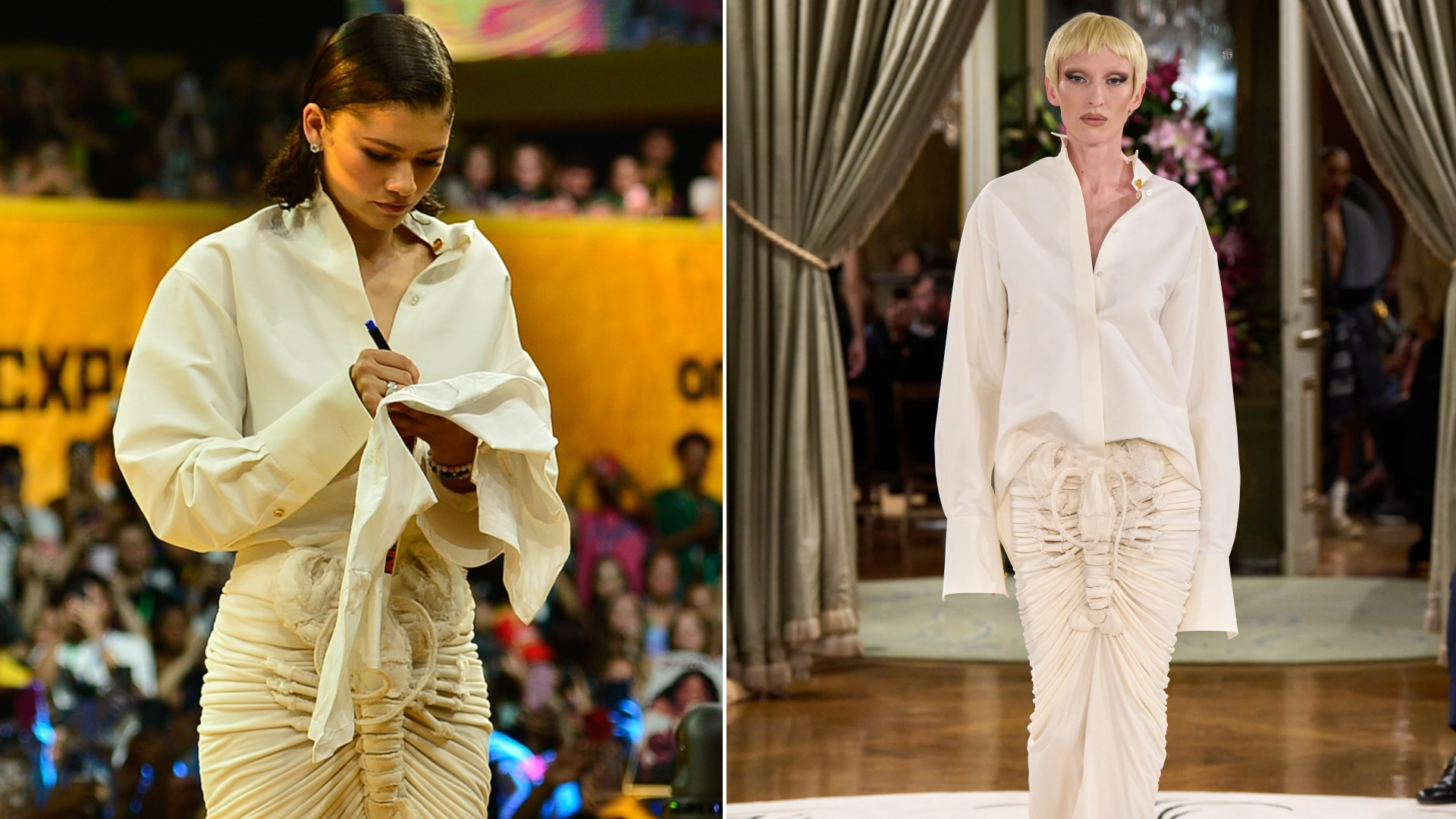 Zendaya's Schiaparelli Lobster Skirt Was Surrealist Perfection Marie