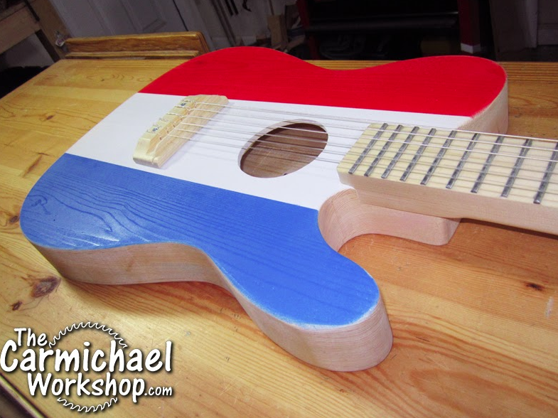 This Guy Built an Acoustic Telecaster from a Single 2x4 Plank — Video
