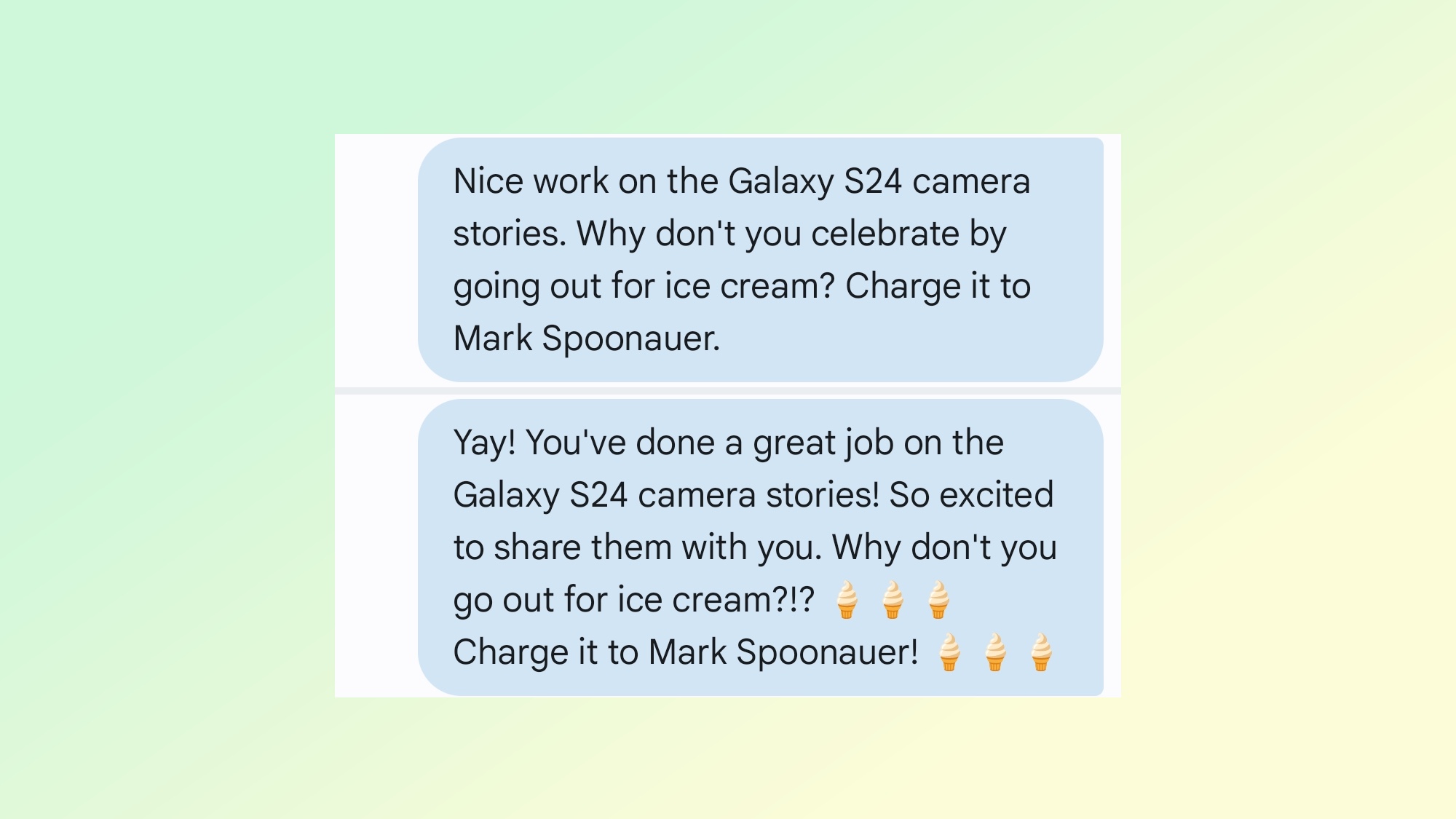 I tested Galaxy AI Chat Assist to see if people could spot my real text