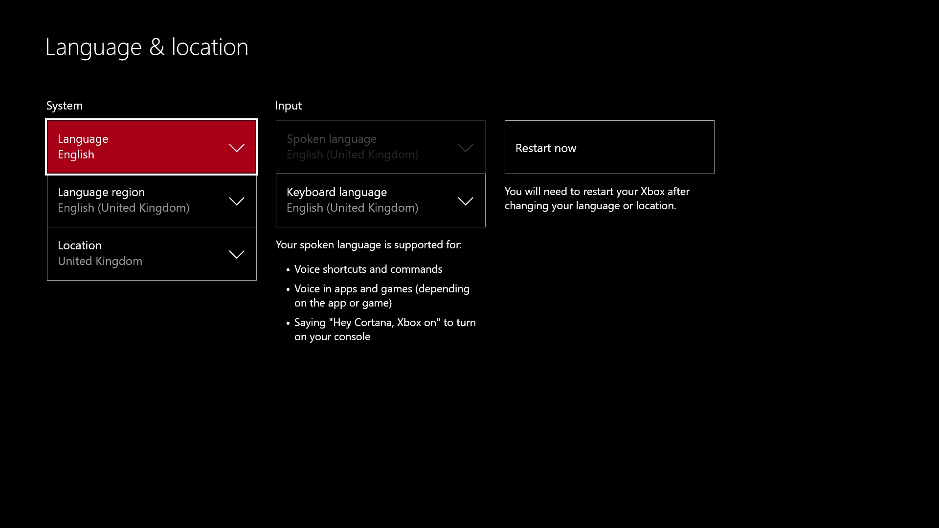 How to set your newly independent language and region settings on Xbox
