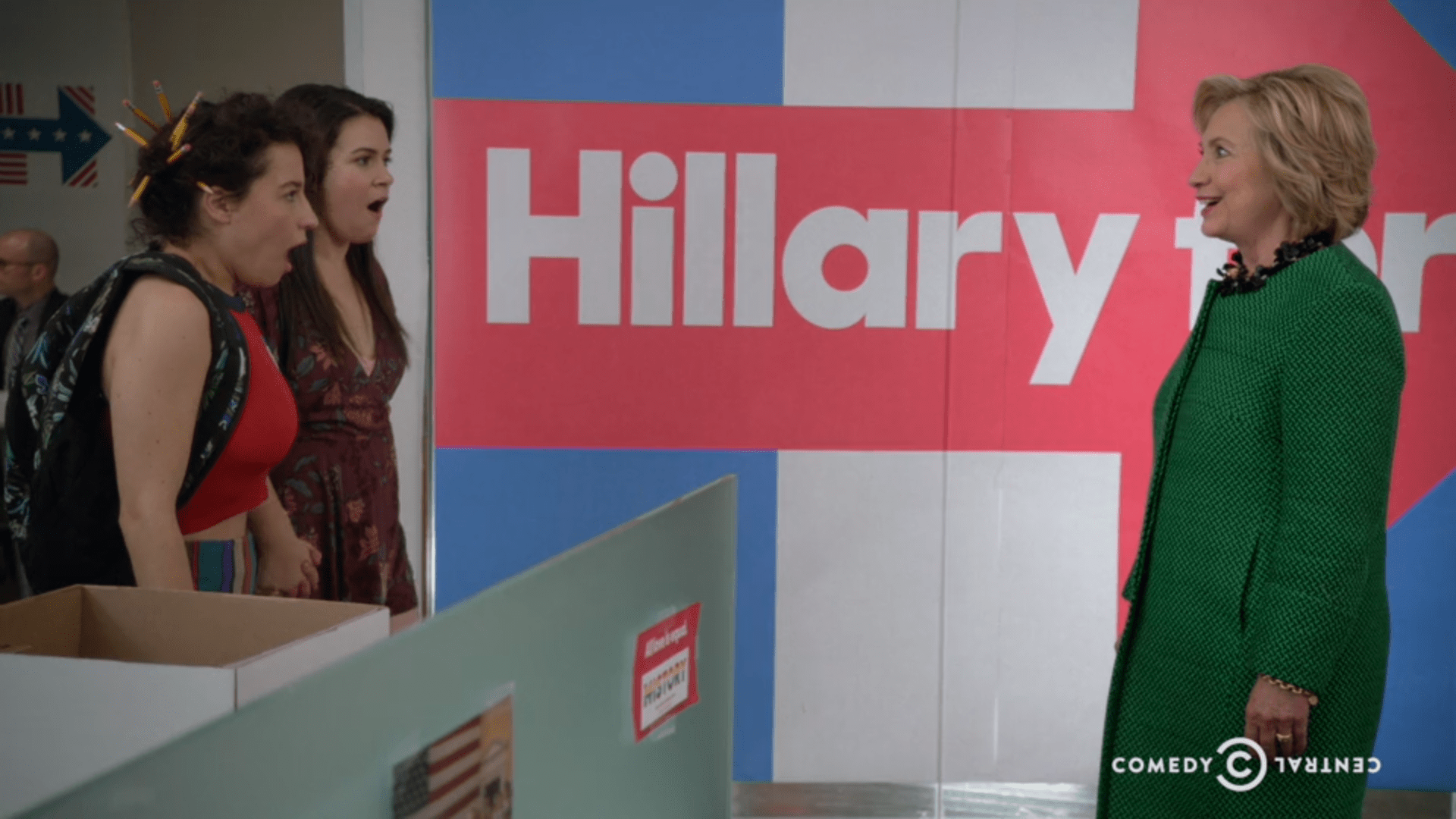Here's your first glimpse of Hillary Clinton's Broad City cameo The Week