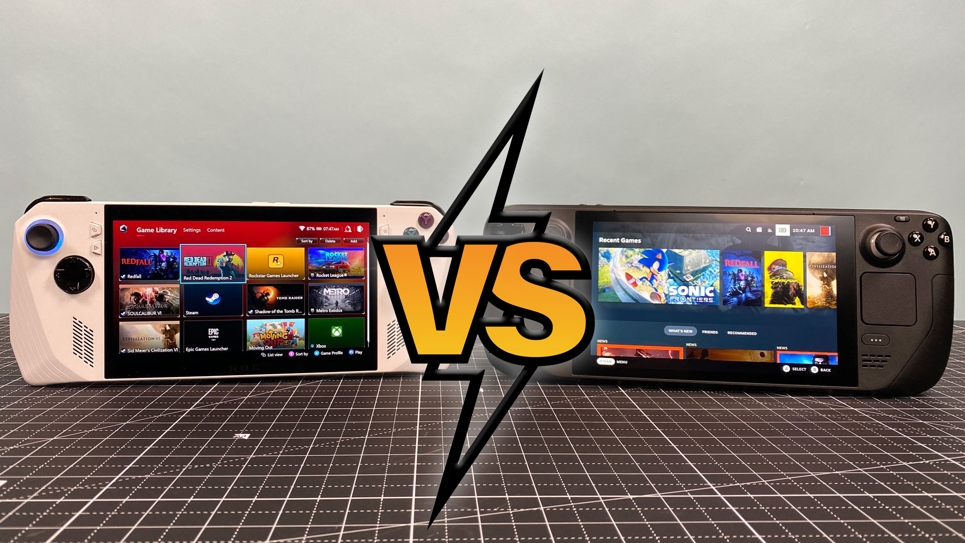 Steam Deck vs. Asus ROG Ally Gaming Handheld Faceoff Tom's Hardware