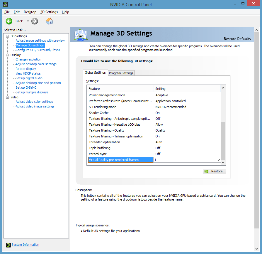 SLI And Virtual Reality Applications Nvidia's SLI Technology In 2015