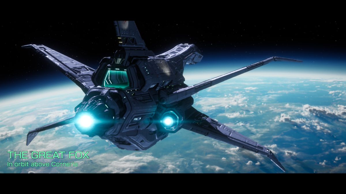 Captura de pantalla de un videojuego de ciencia ficción.