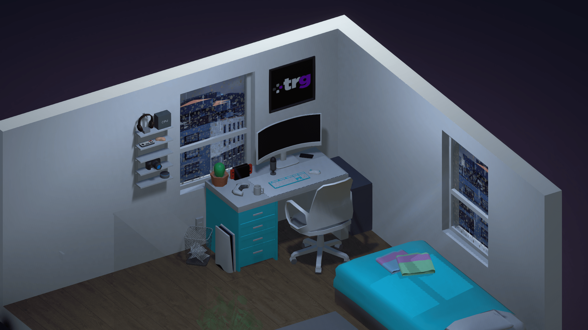 This adorable indie game lets you build your dream setup for under 6