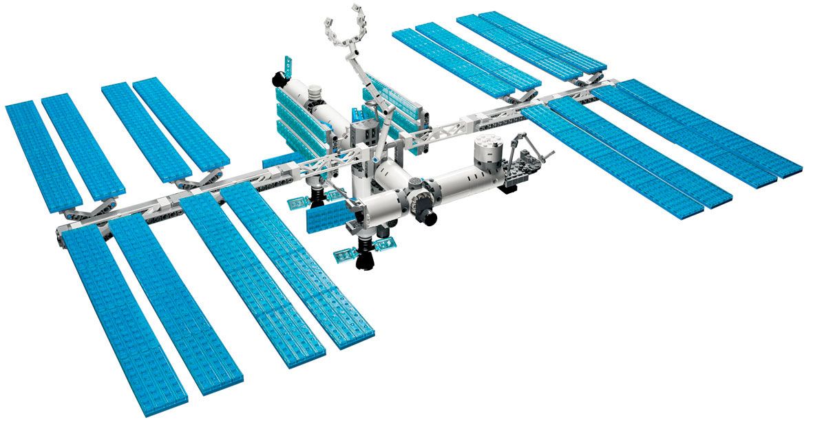Iss Raumstation Lego / Estação Espacial em Lego na ISS Aberto até de
