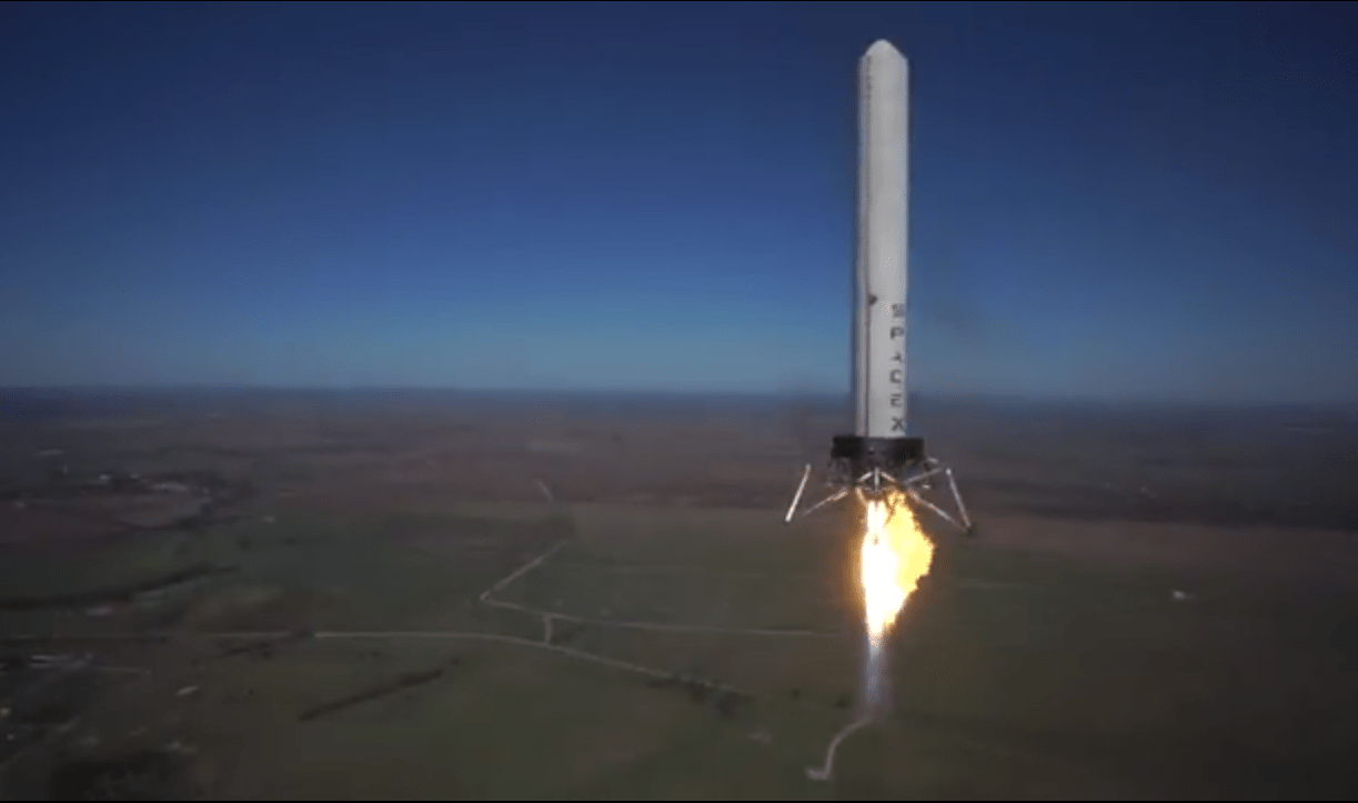 SpaceX's Reusable Rocket Prototype Space