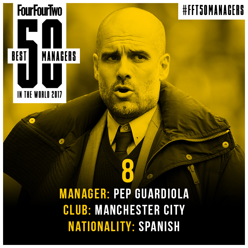 FourFourTwo’s 50 Best Football Managers in the World 2017 No.8, Pep