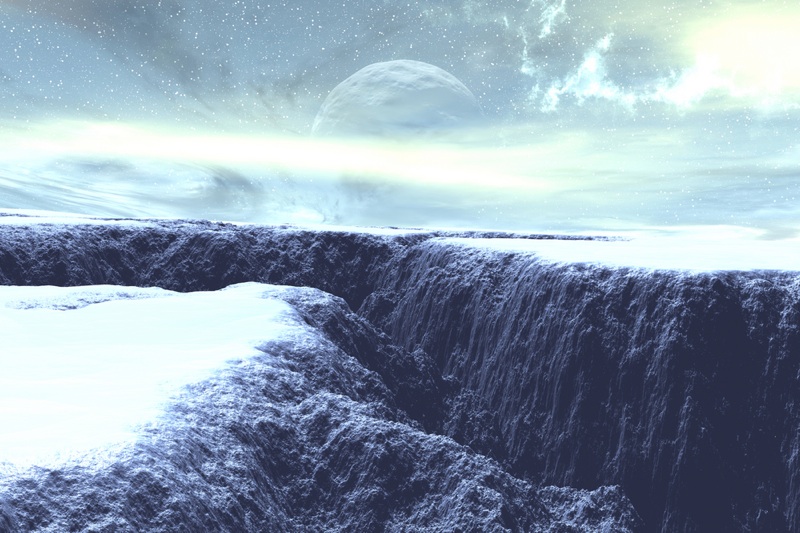 ice age shown in this illustration