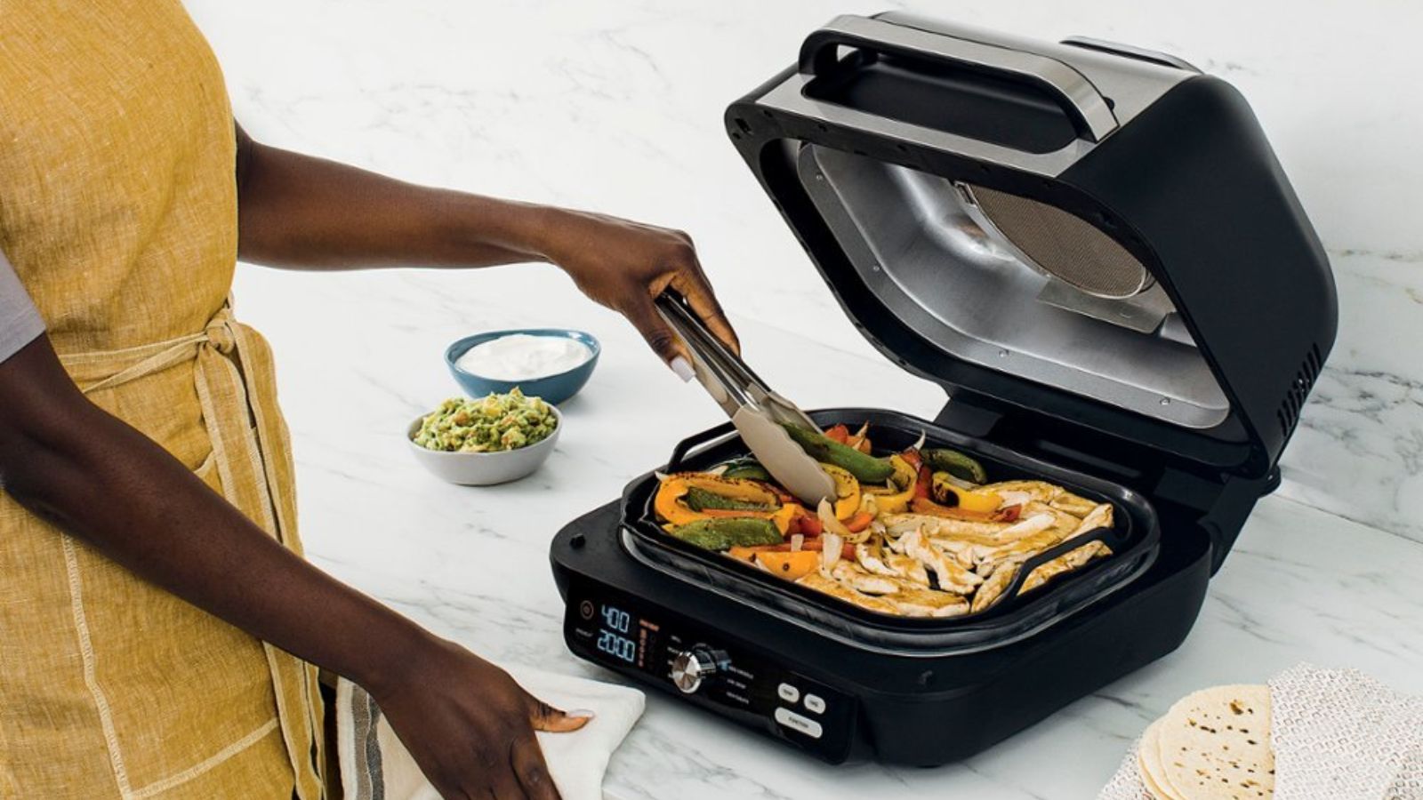 Ninja IG601 Foodi XL 7in1 Indoor Grill Combo review  Warehouse