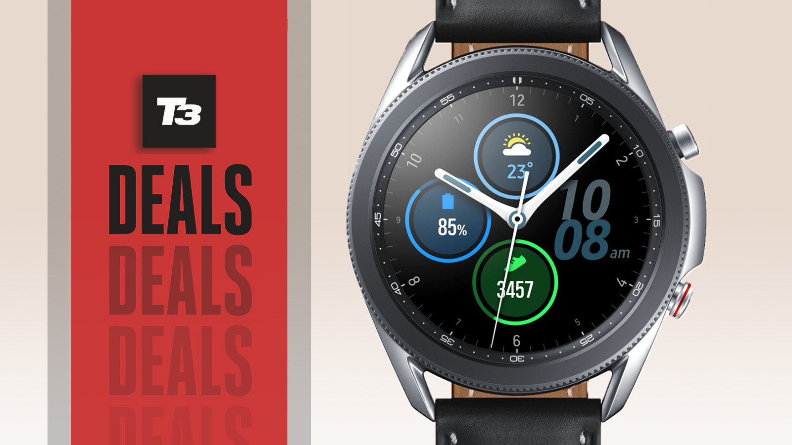 Cheap Samsung smart watch deal get 37 off the Galaxy Smartwatch 3 LTE T3