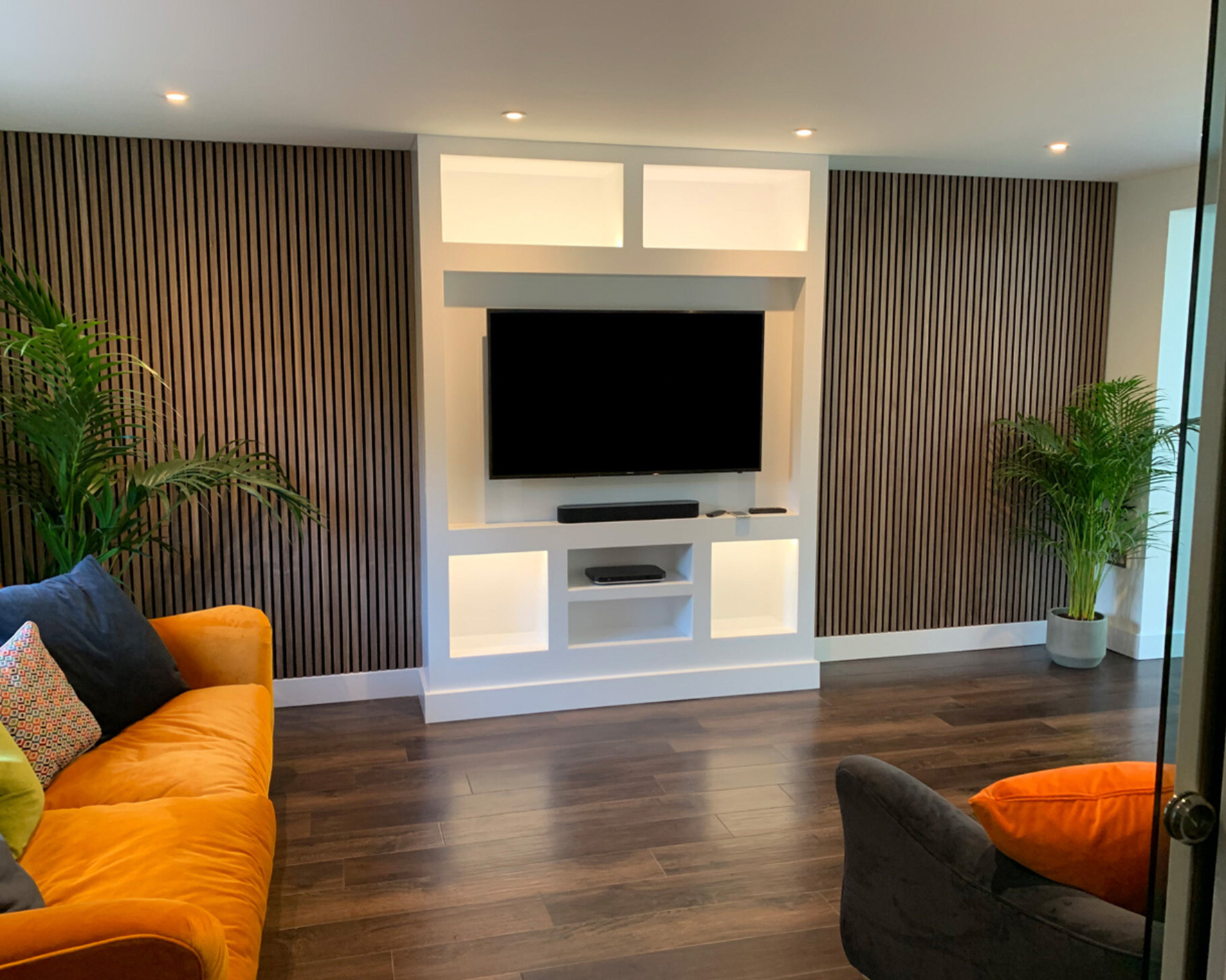 Media wall ideas how to house your tech stylishly Livingetc