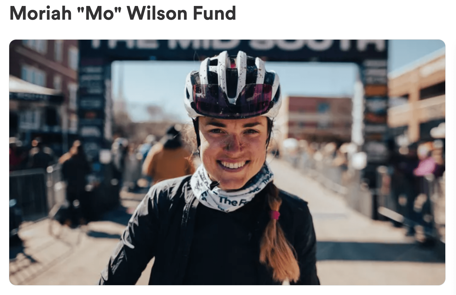 The Wilson family launches fund in honor of Moriah "Mo" Wilson