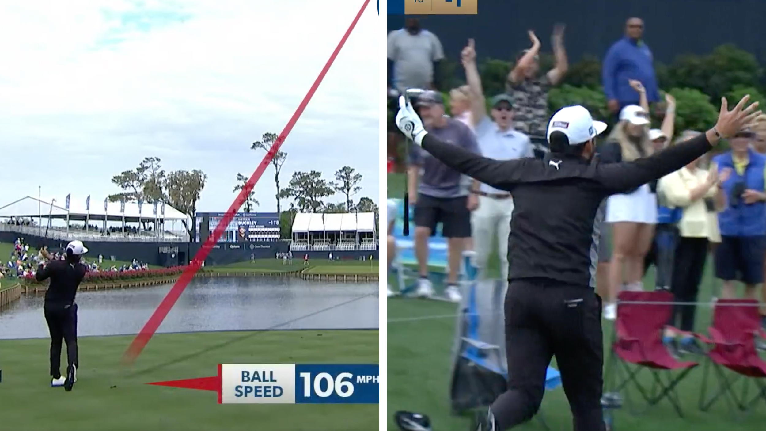 WATCH Hayden Buckley Makes HoleInOne On Iconic 17th At The Players