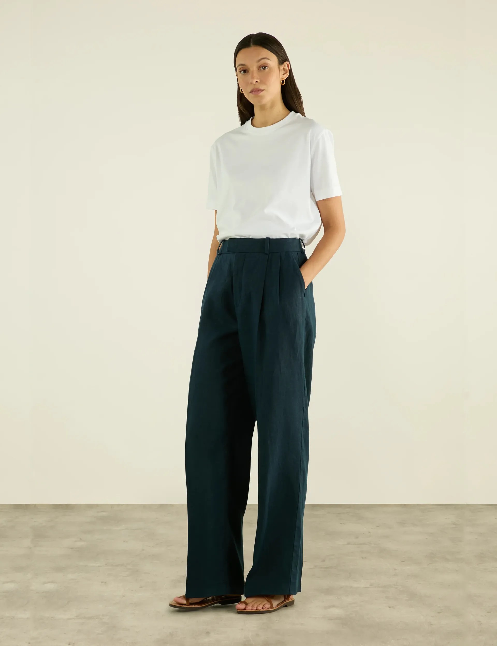 With Nothing Underneath, Rampling Linen Trousers