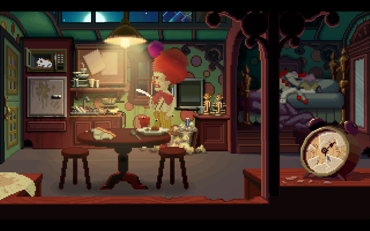 3 The Arrest (The Circus) Thimbleweed Park walkthrough and puzzle