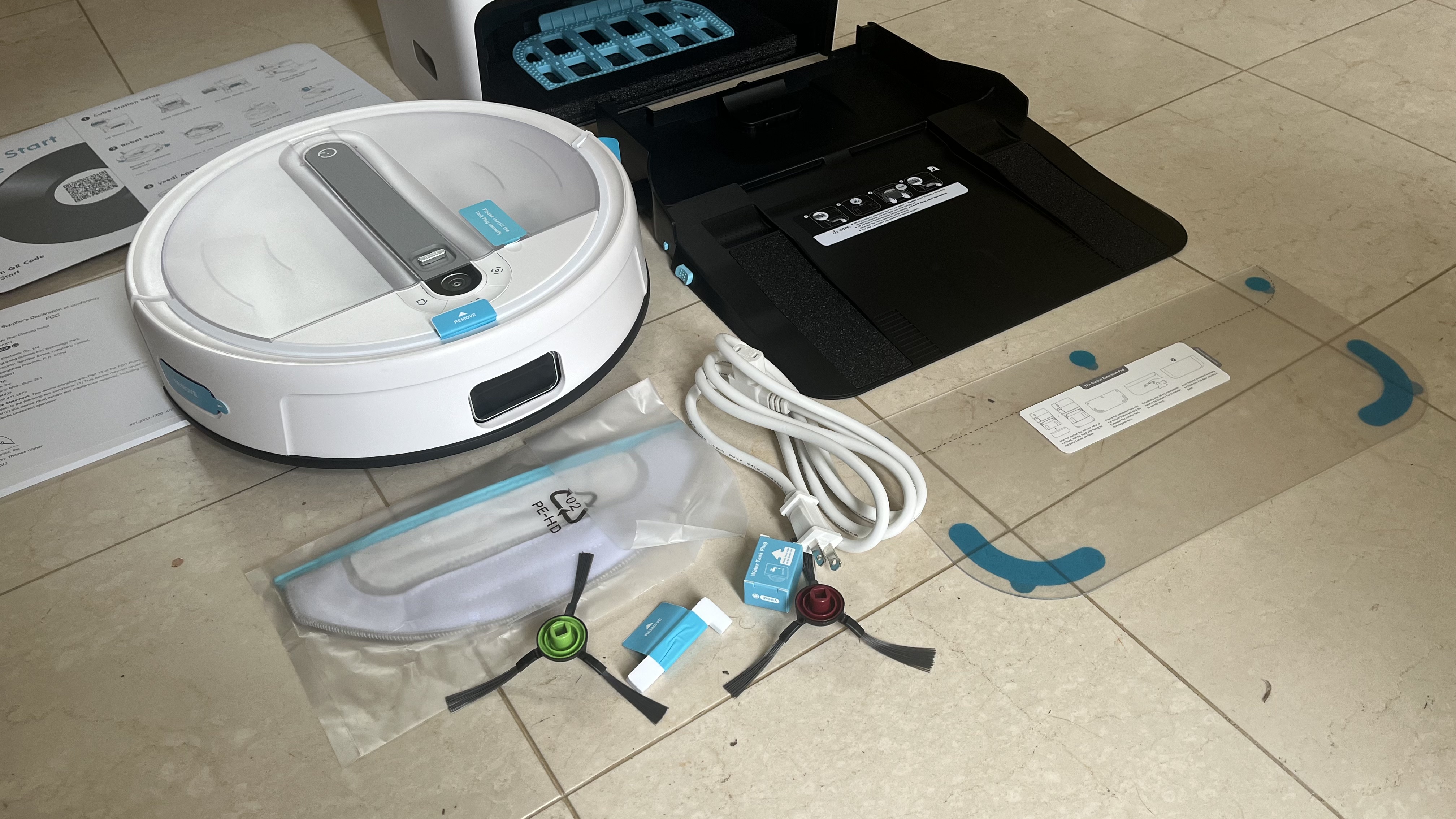 Yeedi Cube robot vacuum and mop review TechRadar