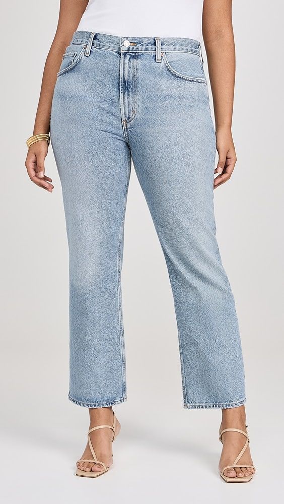 Agolde Valen Mid Rise Vintage Straight Jeans