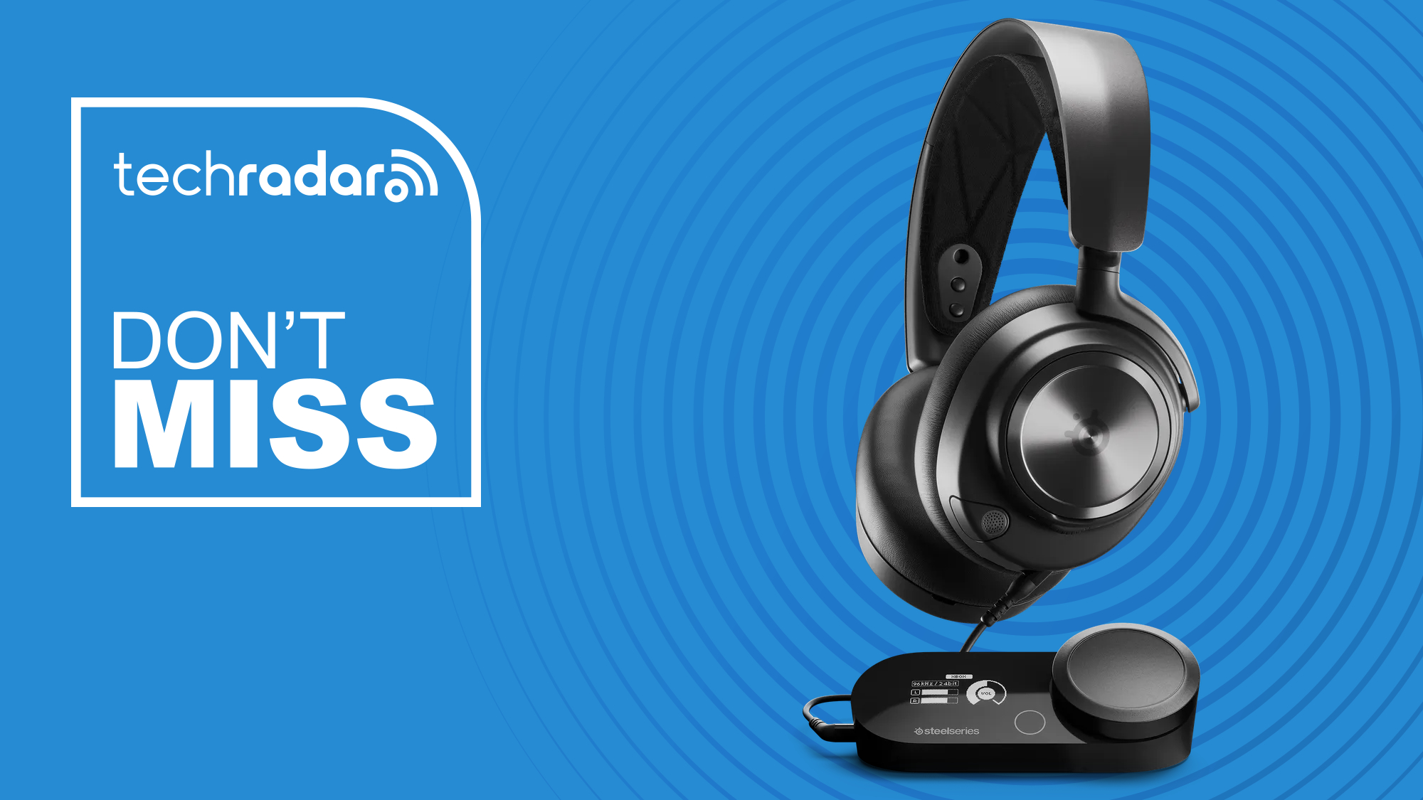 The SteelSeries Arctis Nova Pro gaming headset is close to its lowest