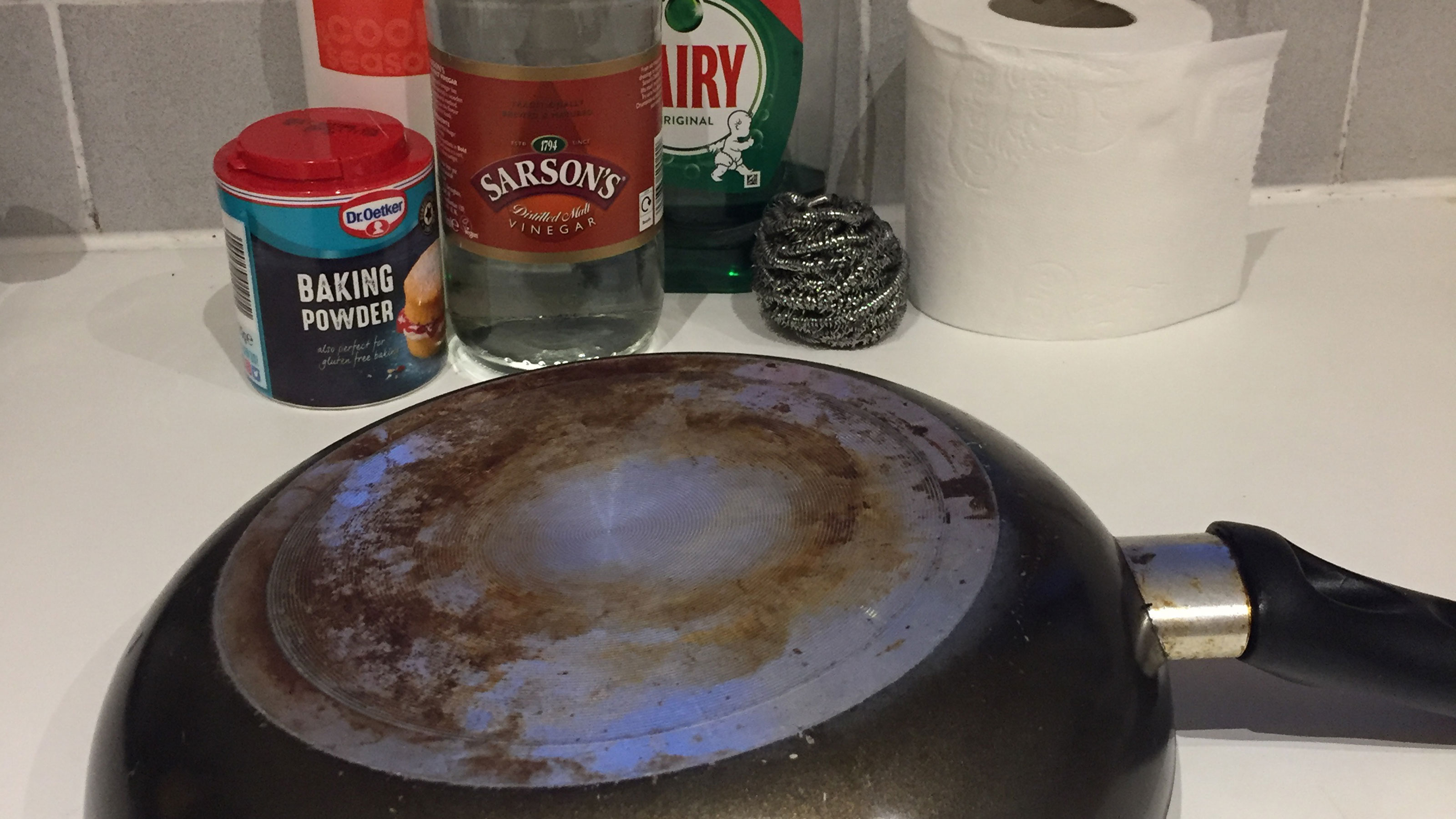 We tried a TikTok pan cleaning hack and it didn't go well Real Homes