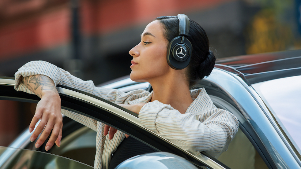These luxury Mercedes headphones look like you're in an F1 crew and I want them TechRadar