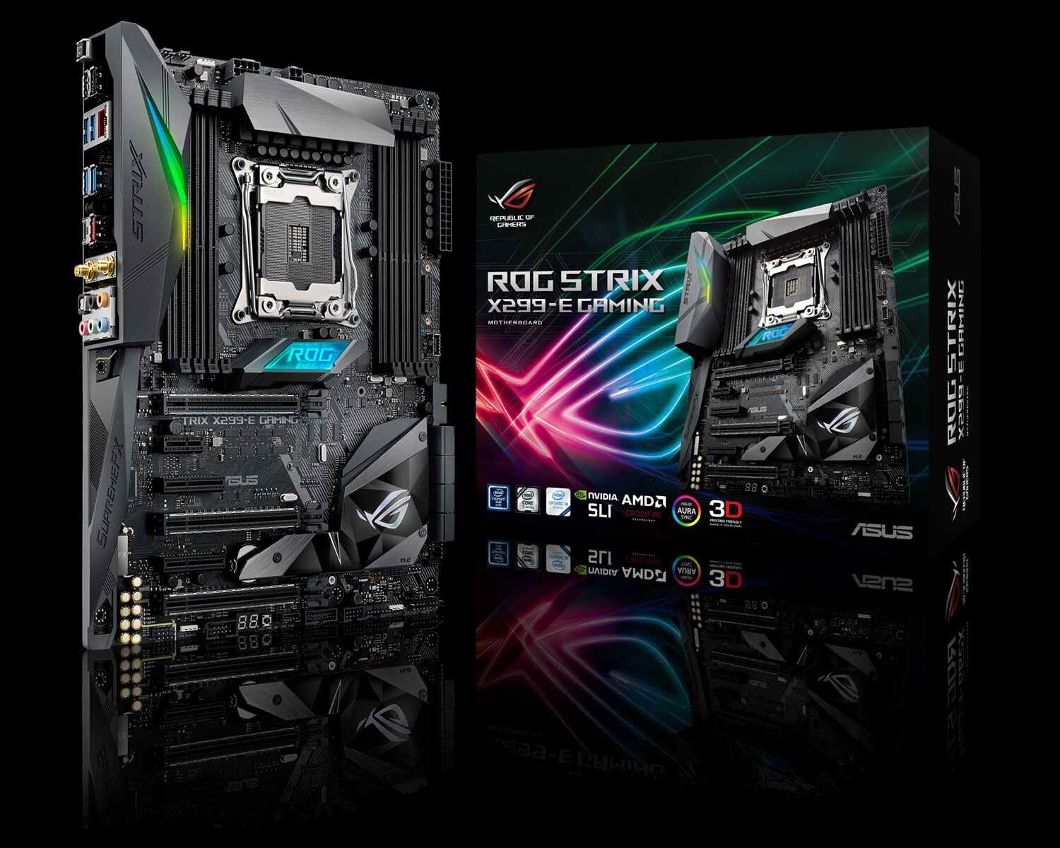 sus ROG Strix X299E Gaming ATX Motherboard Review 44Lane CPU Ready