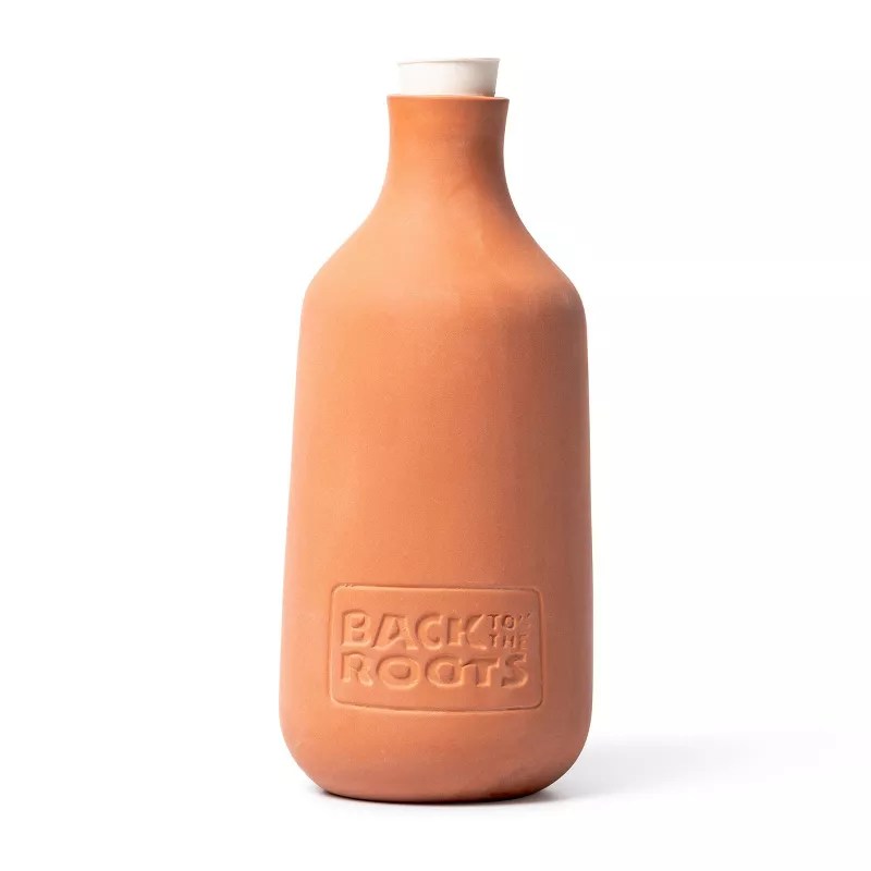 Back to the Roots 16.9 Oz Self Watering Terracotta Olla Pot