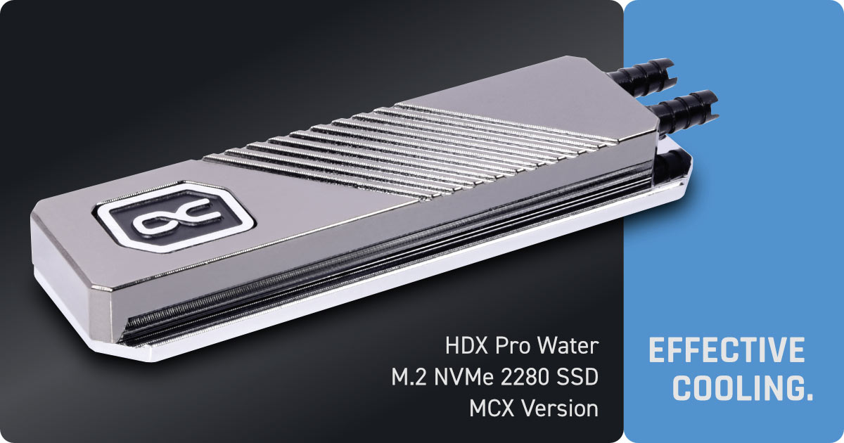Alphacool Launches the HDX Pro Water M.2 2280 SSD Cooler Tom's Hardware