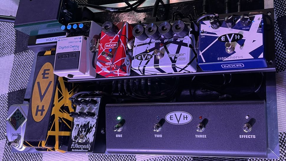 Wolfgang Van Halen is using EVH’s pedalboard from 2012 in his new live
