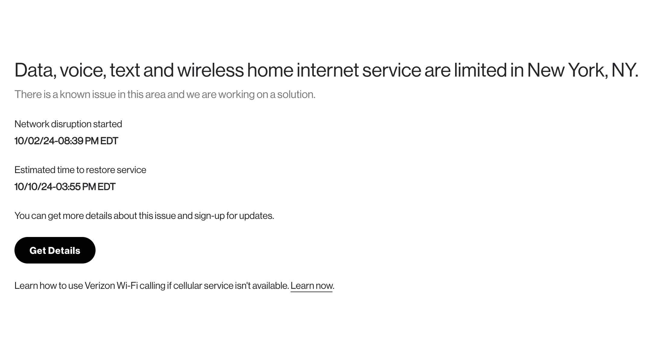 Verizon went down again everything to know about the latest network