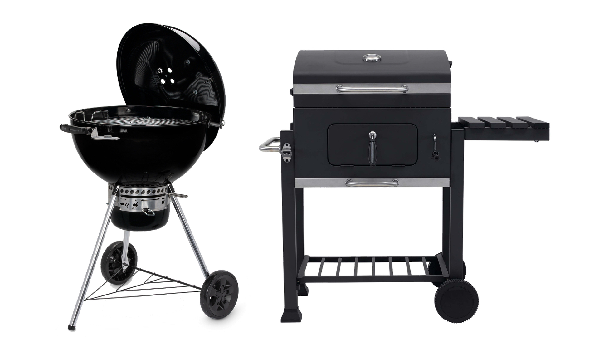 er MasterTouch GBS E5755 vs Texas Franklin Charcoal BBQ T3