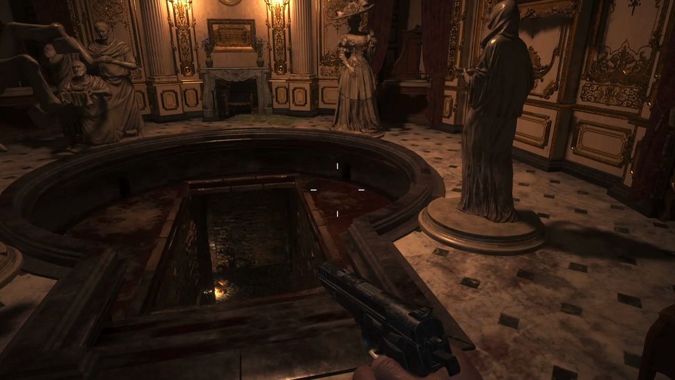 Resident Evil Village blood pool statue puzzle solution