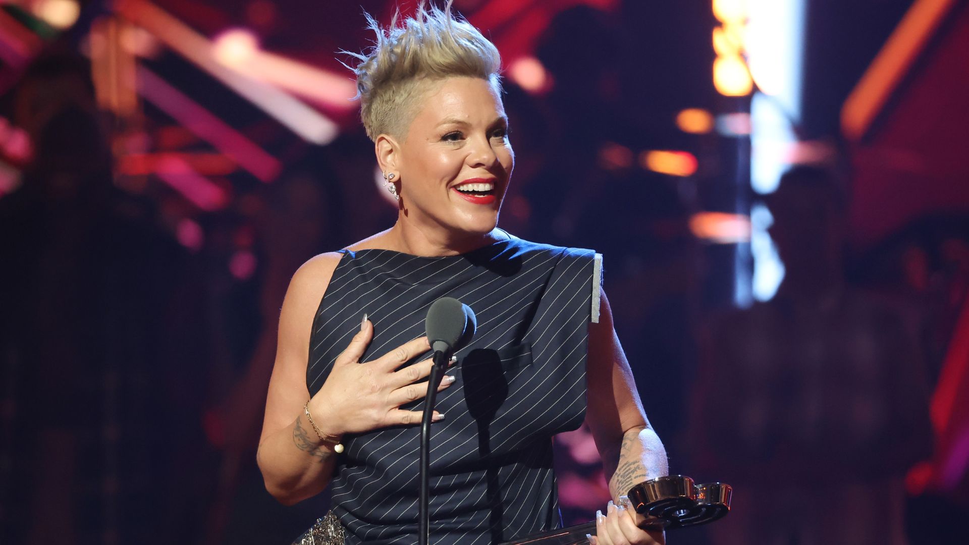 Pink’s seethrough banana bikini is so stylish Woman &amp; Home