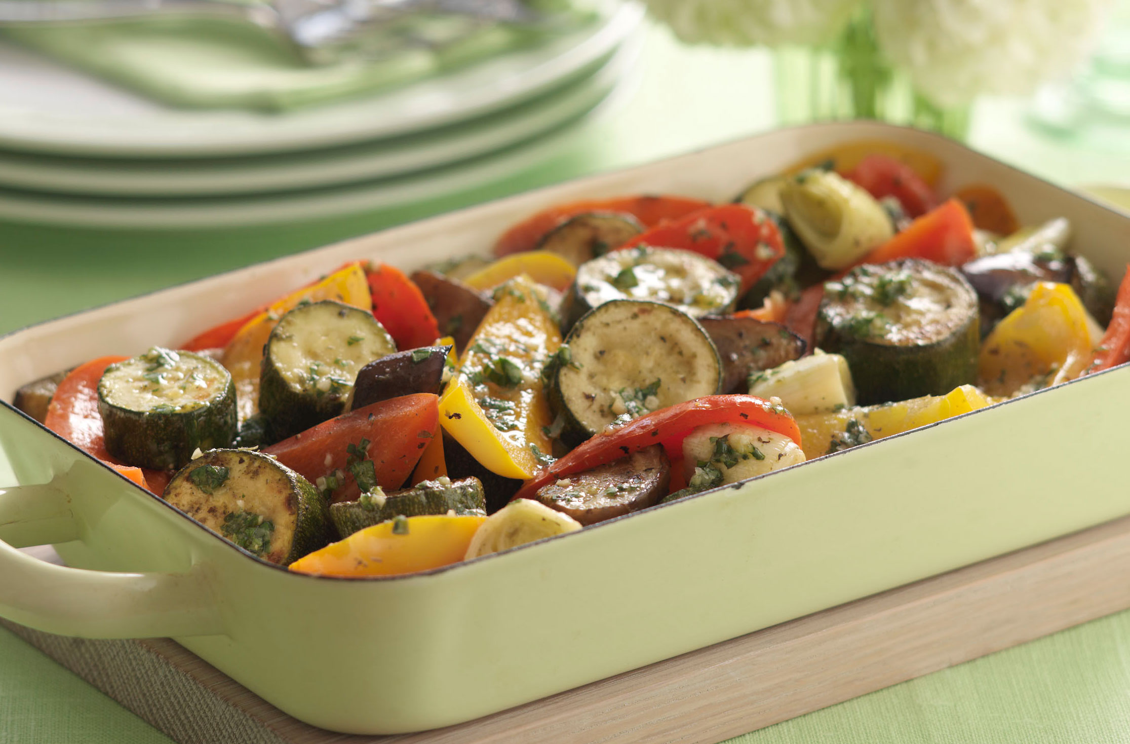Pesto roasted vegetables Italian Recipes GoodtoKnow