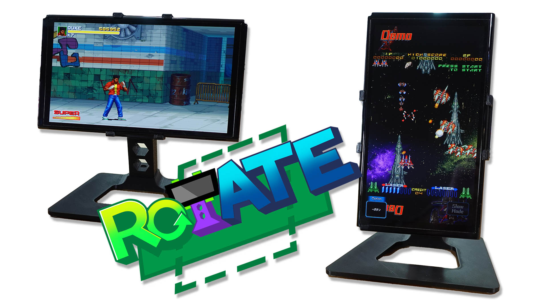 RoTATE auf KickStarter Ständer macht aus deiner Switch einen flexiblen