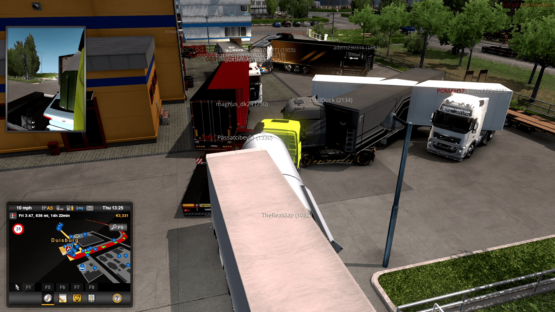 This Multiplayer Mod For Euro Truck Simulator 2 Has One Chaotic, Congested Road That Can't Be Fixed | Pc Gamer