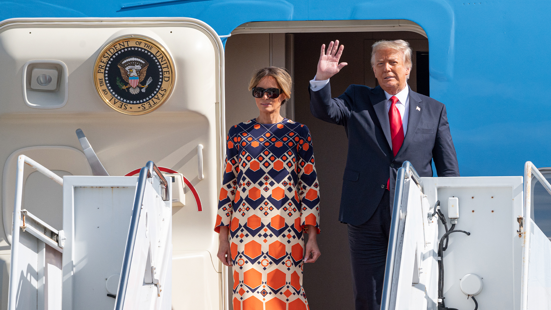 The secret message behind Melania Trump's exit outfits Woman & Home