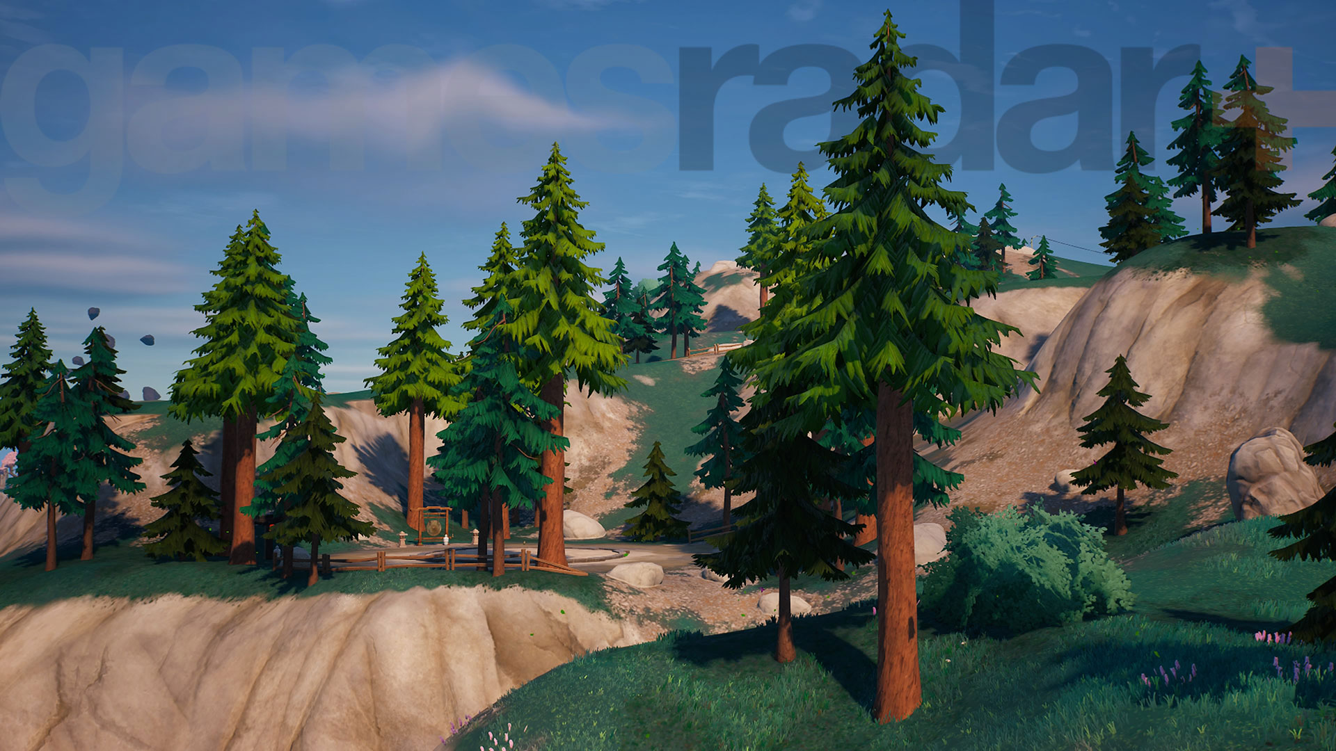 Fortnite Timber Pines How to knock them down GamesRadar+